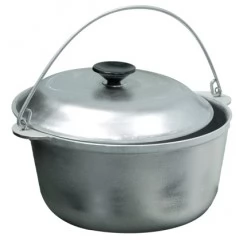 Котелок литой походный с крышкой 6 л